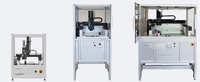 Gantry-based microdispensing system for precise liquid handling in laboratory and industrial applications