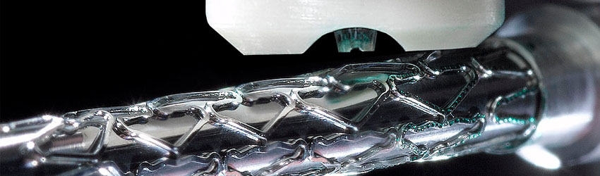 Precision coating of a medical component using automated microdispensing technology